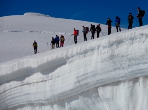 tura wysokogórska trasą haute Route